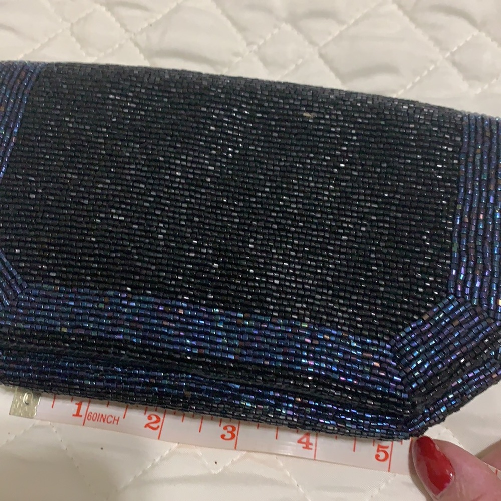 Handmade beaded bag , euc - Picture 8 of 10